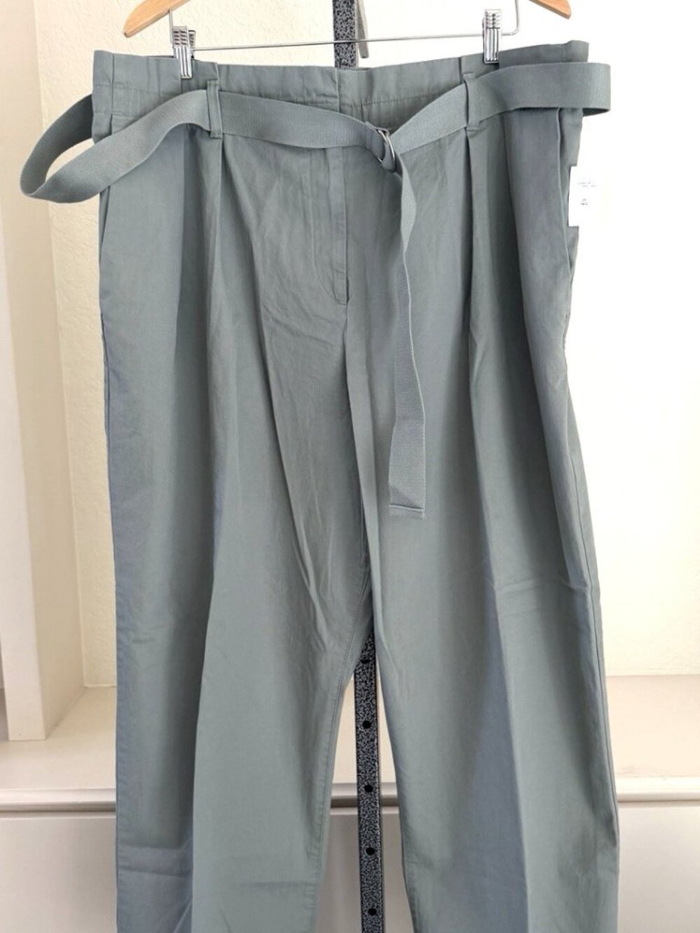 Gap Wide Leg Pants Womens 20 Green Gray NWT